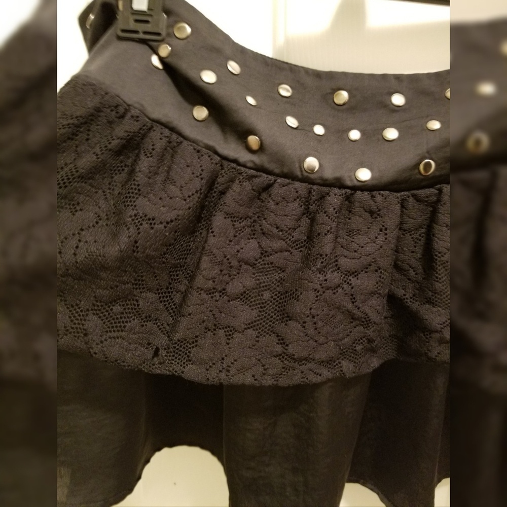 Black Ruffle Skirt - Picture 3 of 5